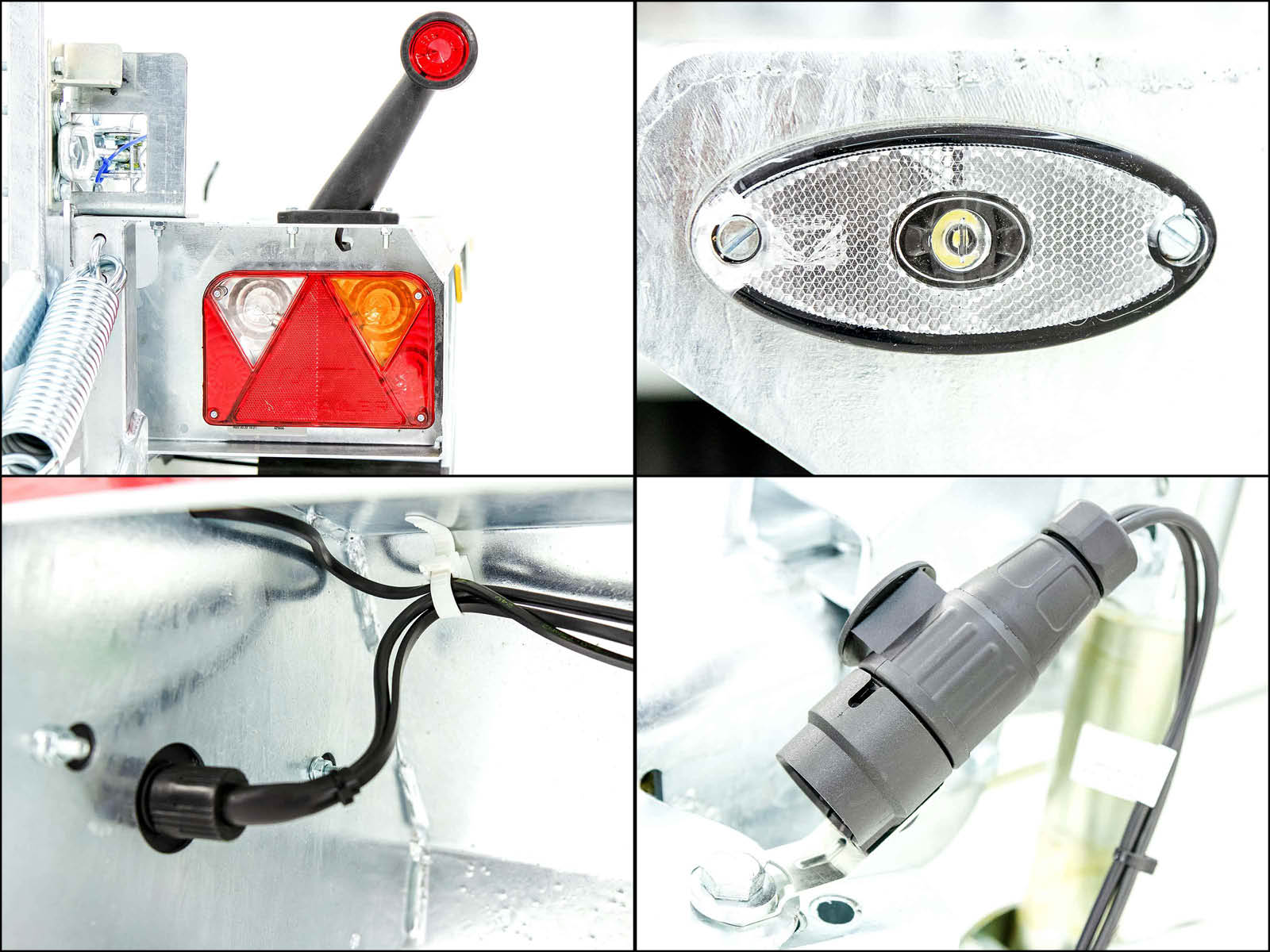 Temared Baumaschinenanhänger Builder 153x260cm 2,7t | Rampe-Neu – Bild 6