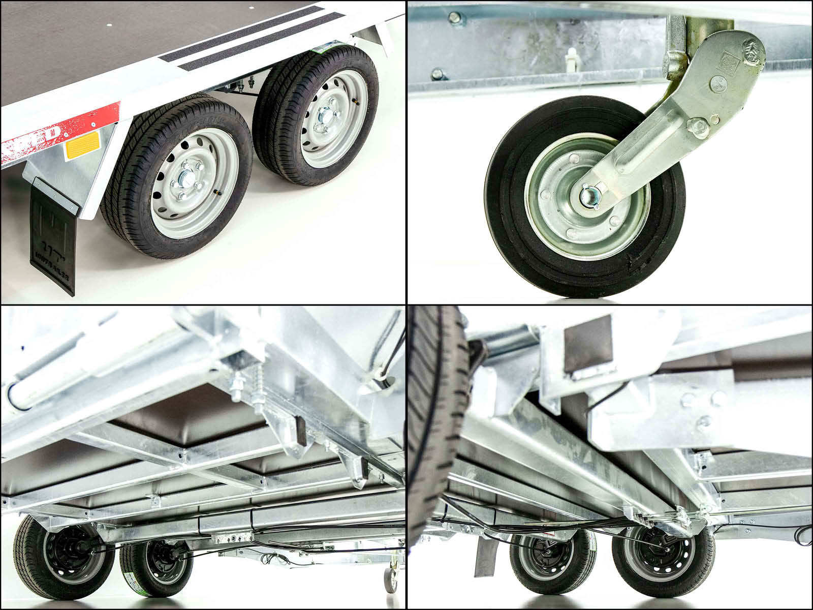 Temared Baumaschinenanhänger Builder 153x260cm 2,7t | Rampe-Neu – Bild 5
