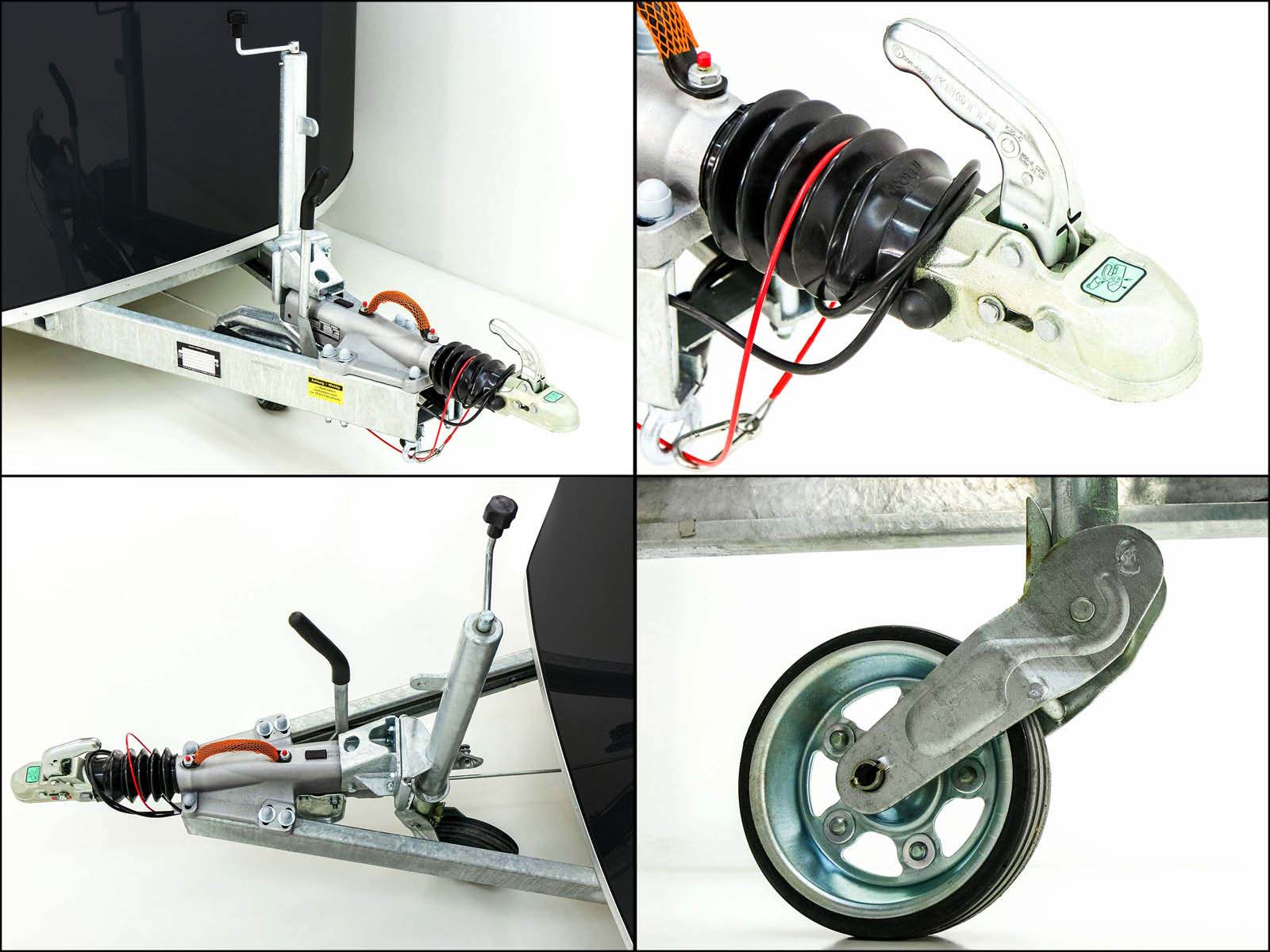 Debon Kofferanhänger Roadster C1000 200x500x200 cm 3,5t schwarz-Neu – Bild 3