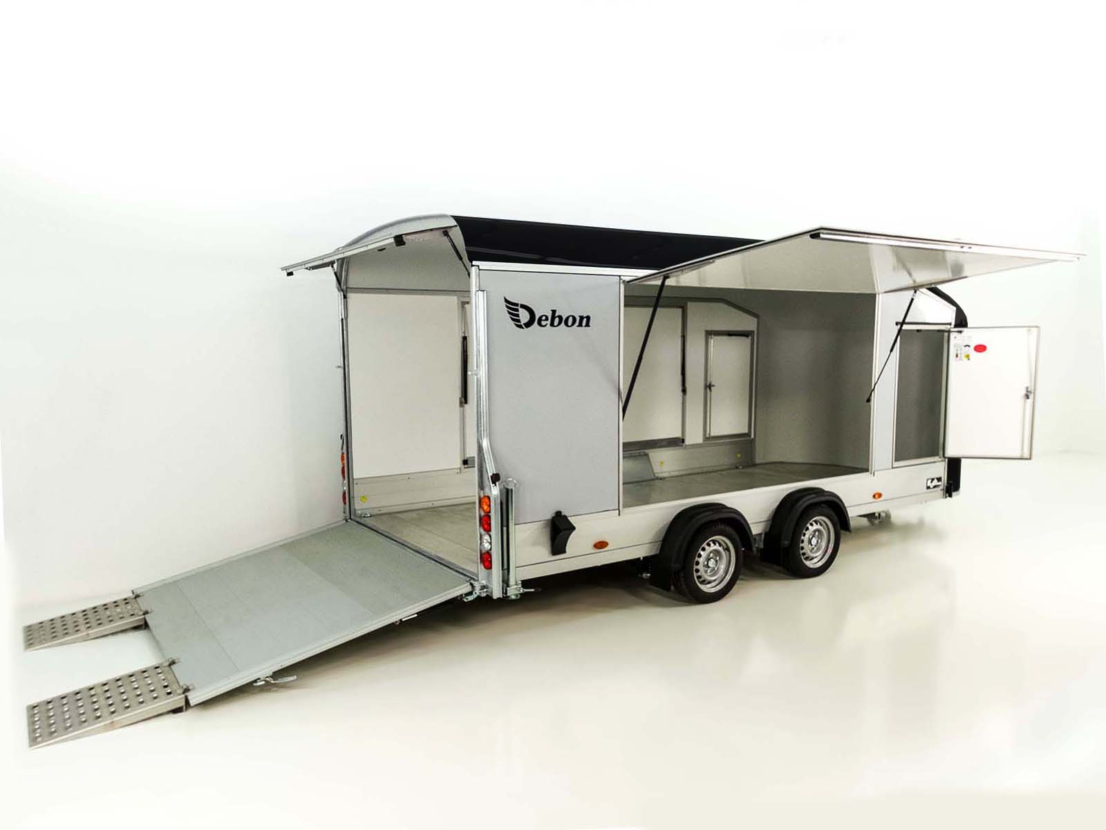 Debon Kofferanhänger Roadster C1000 200x500x200 cm 3,5t schwarz-Neu – Bild 4