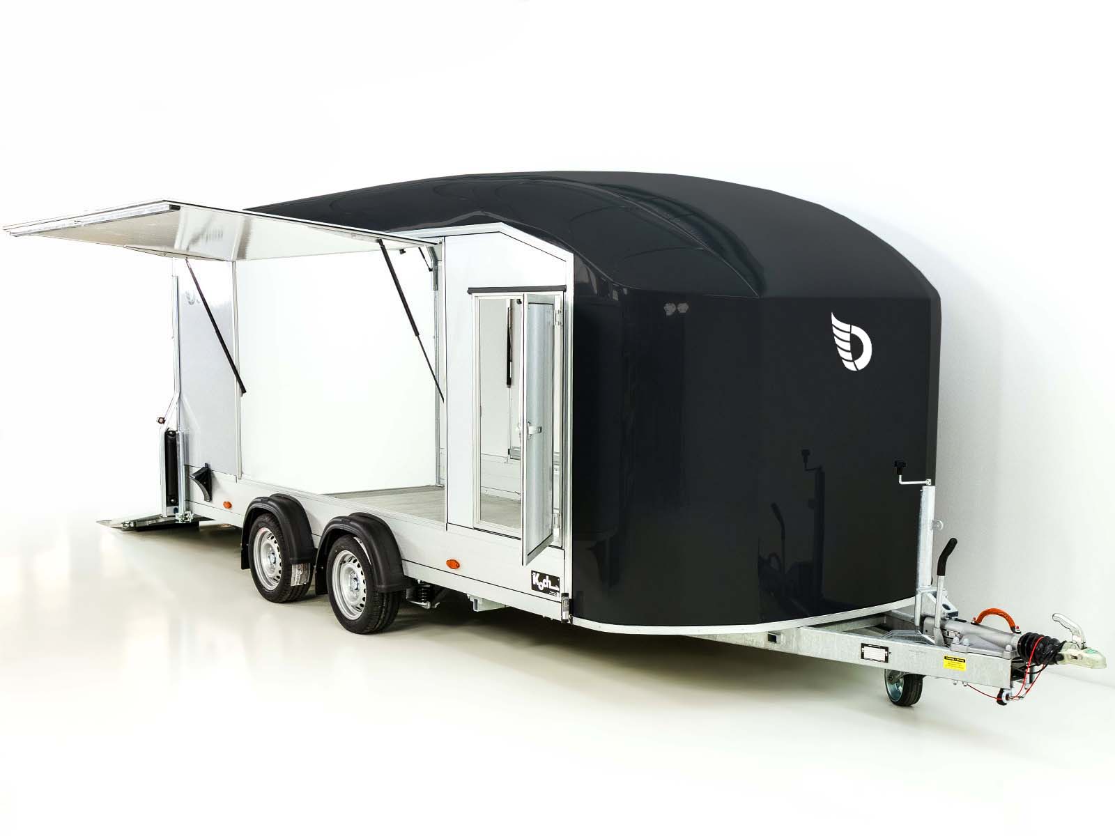 Debon Kofferanhänger Roadster C1000 200x500x200 cm 3,5t schwarz-Neu – Bild 5