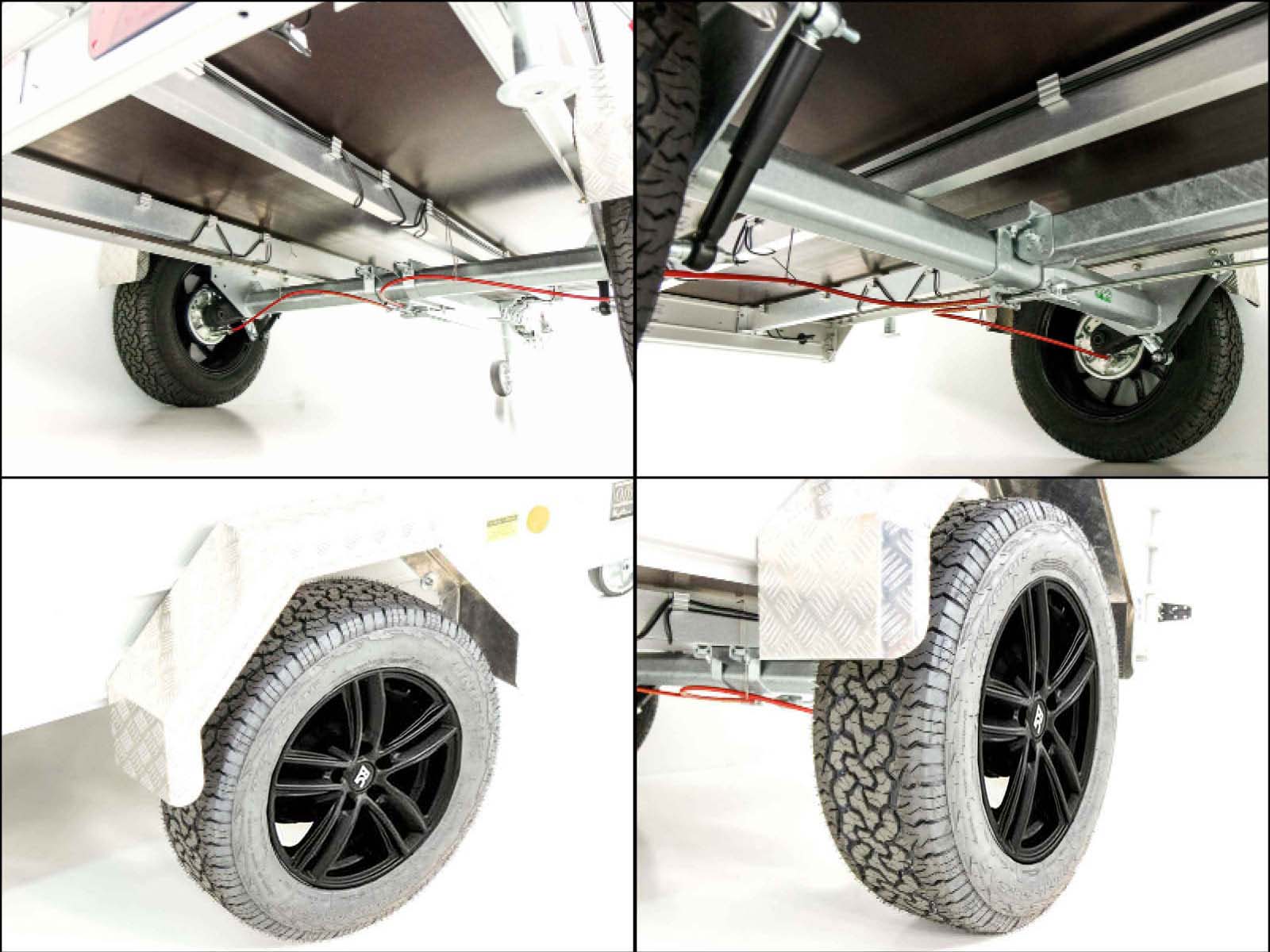 Deckelanhänger „CROSSLINE“ 150x250cm 1300kg | Höhe 80cm | Aluboden | Typ 6.13-Neu – Bild 5