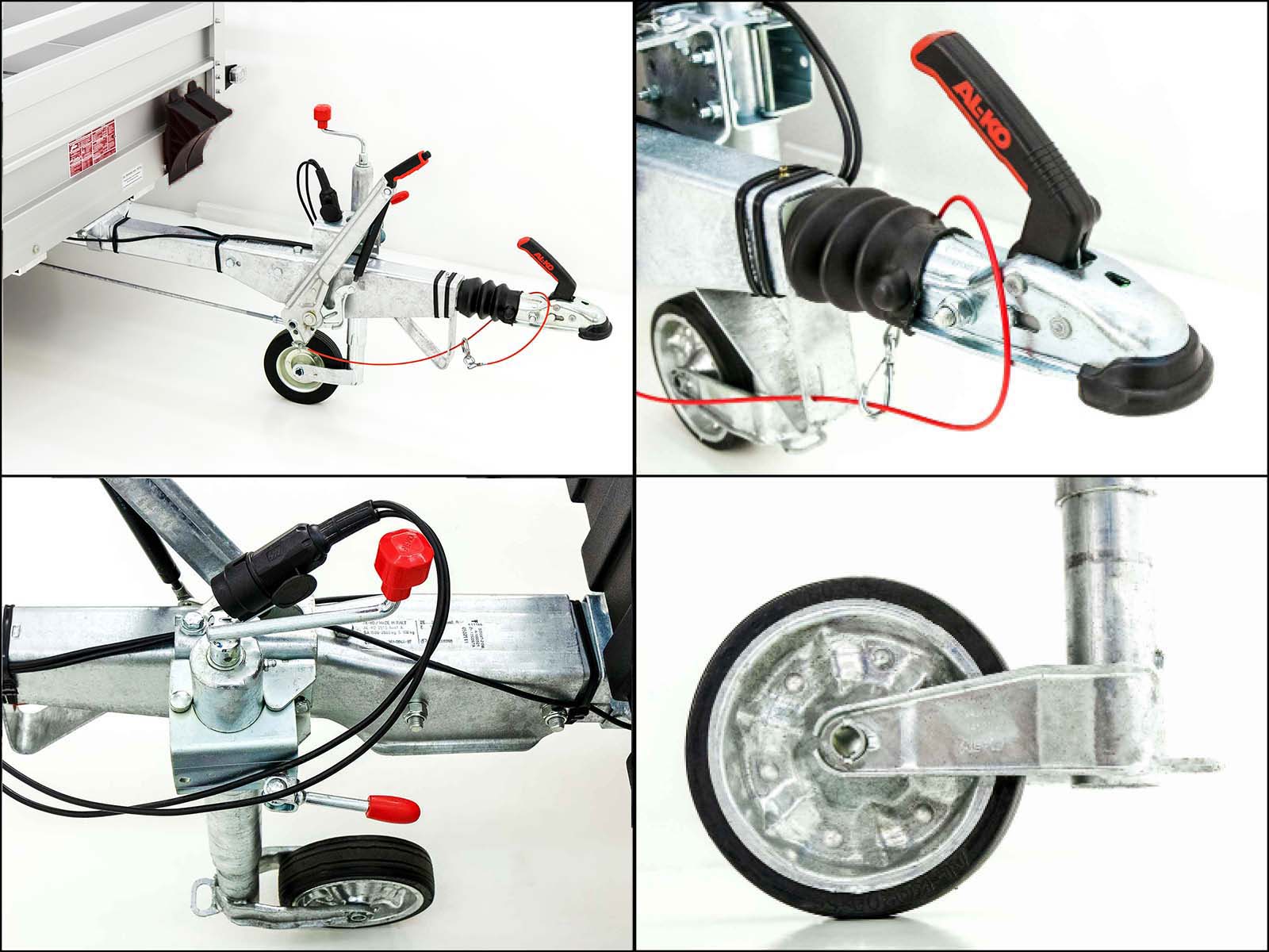 Deckelanhänger „CROSSLINE“ 150x250cm 1300kg | Höhe 80cm | Aluboden | Typ 6.13-Neu – Bild 6