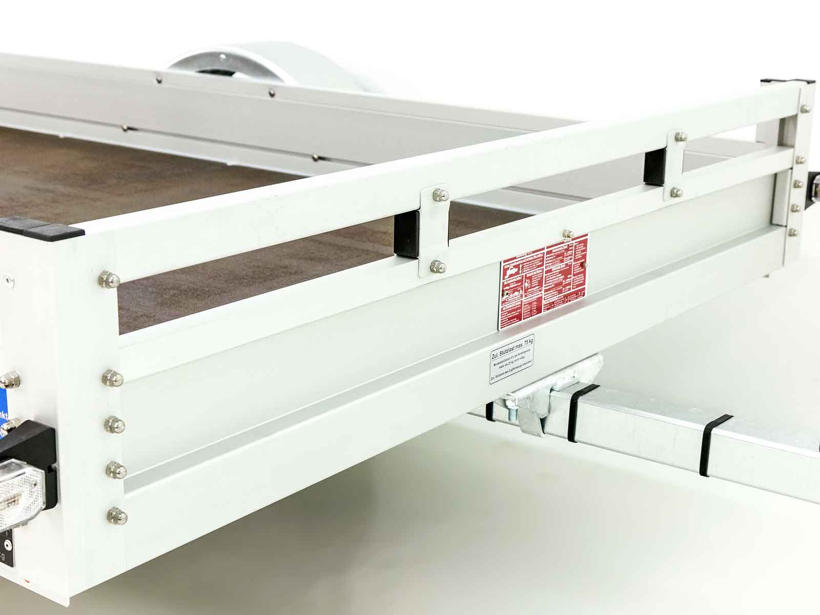 Motorradanhänger 125x250cm 750kg | Typ U4 M-Neu – Bild 3