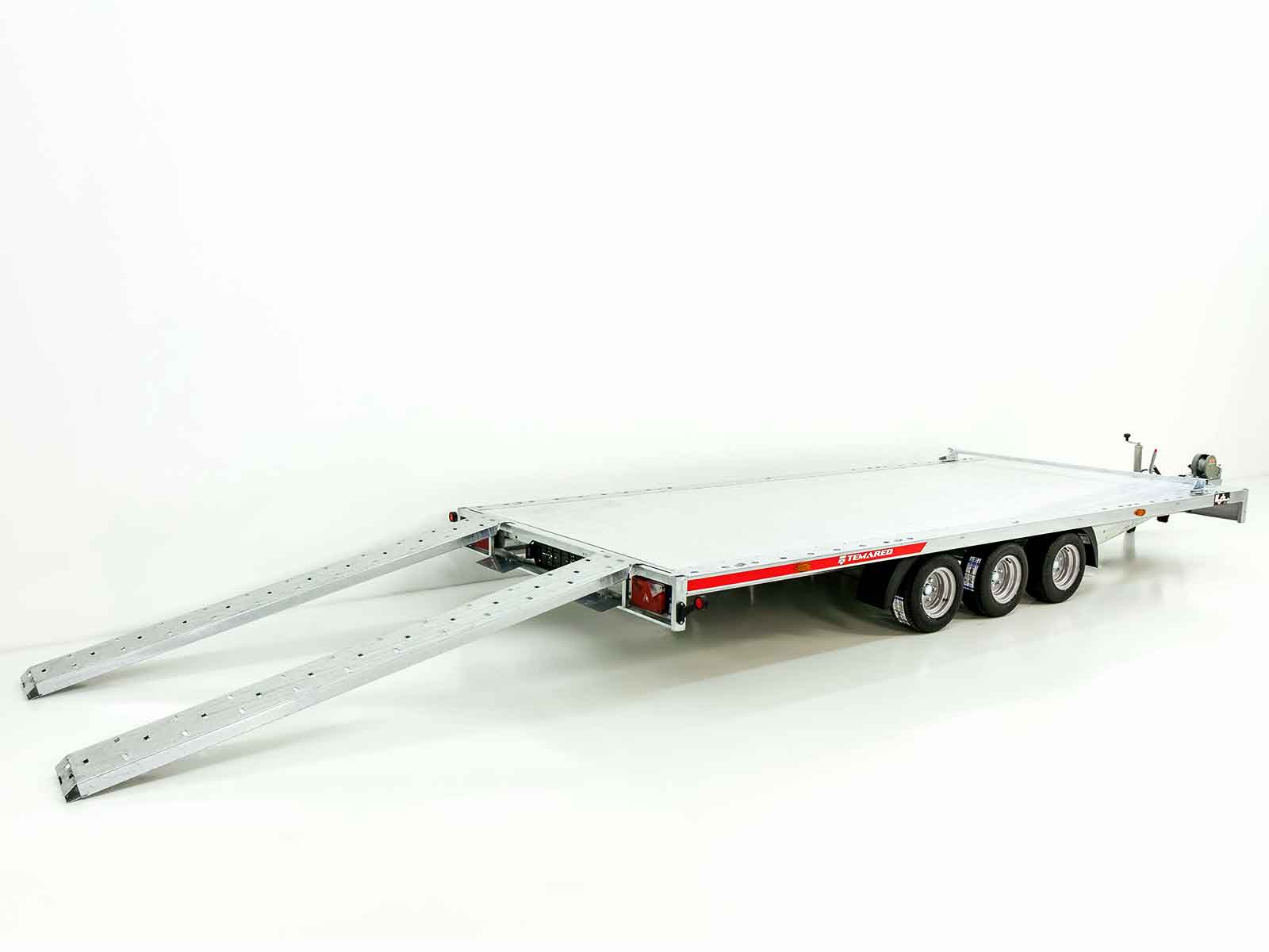 Temared Autotrailer CARLU 5121-S Aluboden 210x510cm 3,5t Tridem-Neu – Bild 5