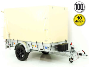 '-Anhänger „Edition 35“ Hochplane 160cm 125x250cm 1300kg | Typ 4.13 | Elfenbein Beige-Neu