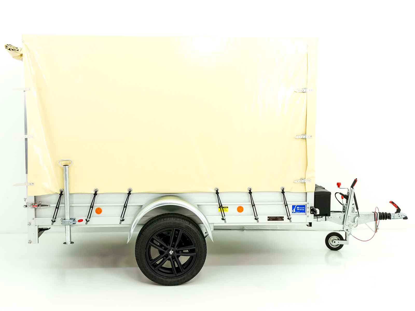 '-Anhänger „Edition 35“ Hochplane 160cm 125x250cm 1300kg | Typ 4.13 | Elfenbein Beige-Neu – Bild 3