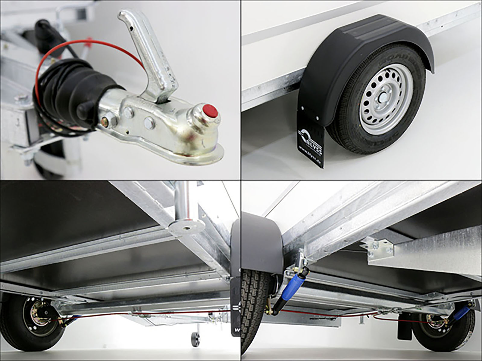 Blyss Kofferanhänger 130x262cm Höhe: 150cm 1,3t | SW-Neu – Bild 6