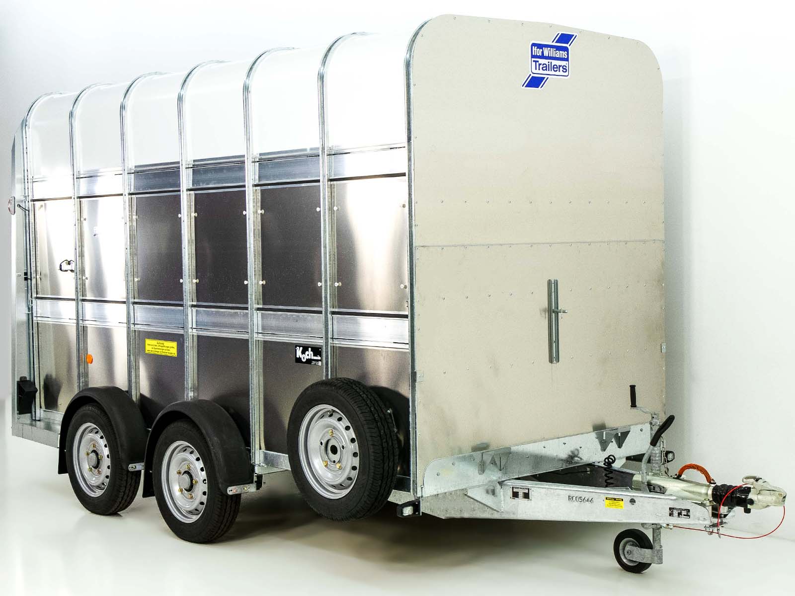 Ifor Williams Viehanhänger TA510 12×7 178×372 cm Höhe: 213 cm 3,5t Kombi/Tür-Neu – Bild 4