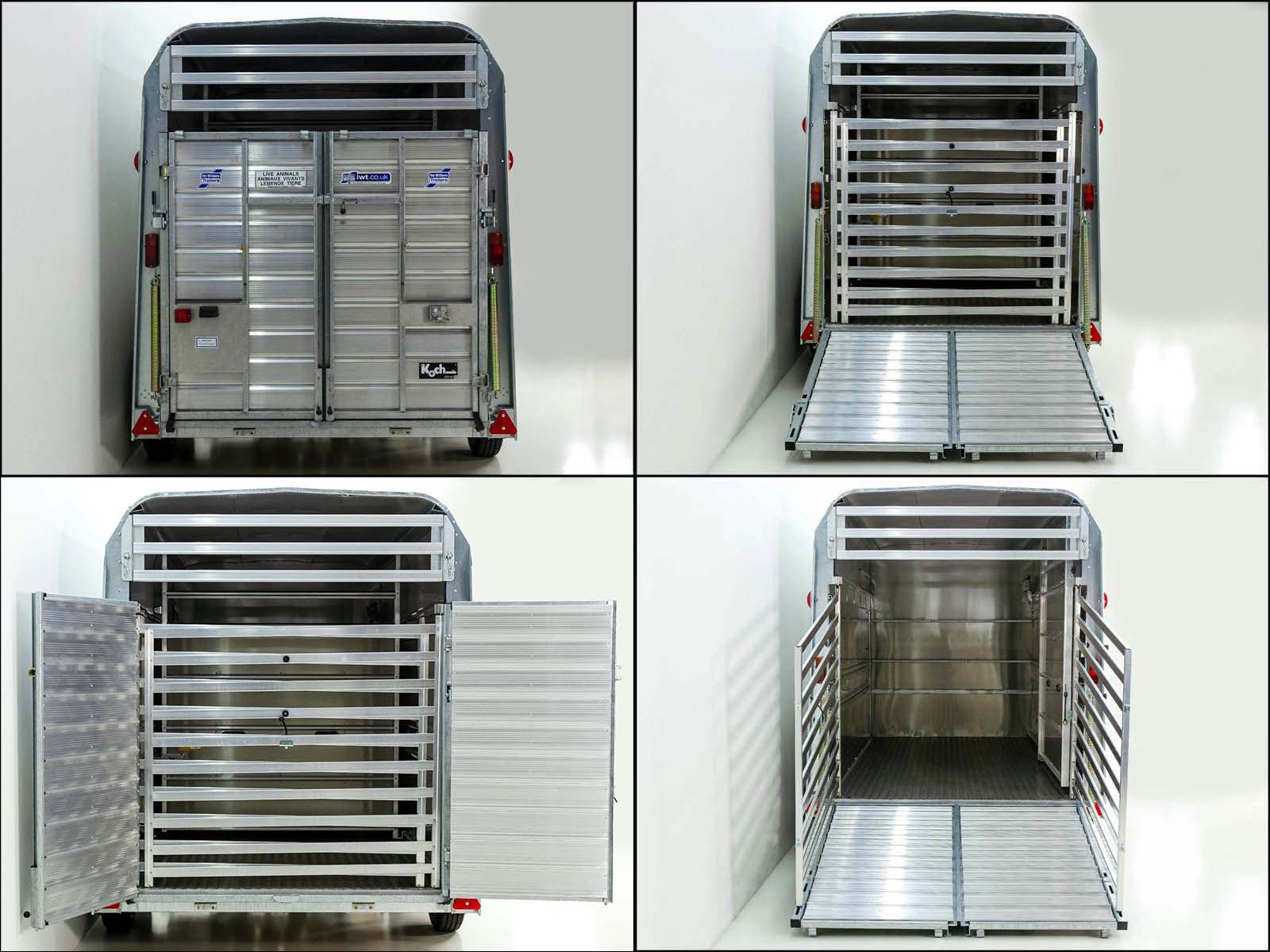 Ifor Williams Viehanhänger TA510 12×7 178×372 cm Höhe: 213 cm 3,5t Kombi/Tür-Neu – Bild 5