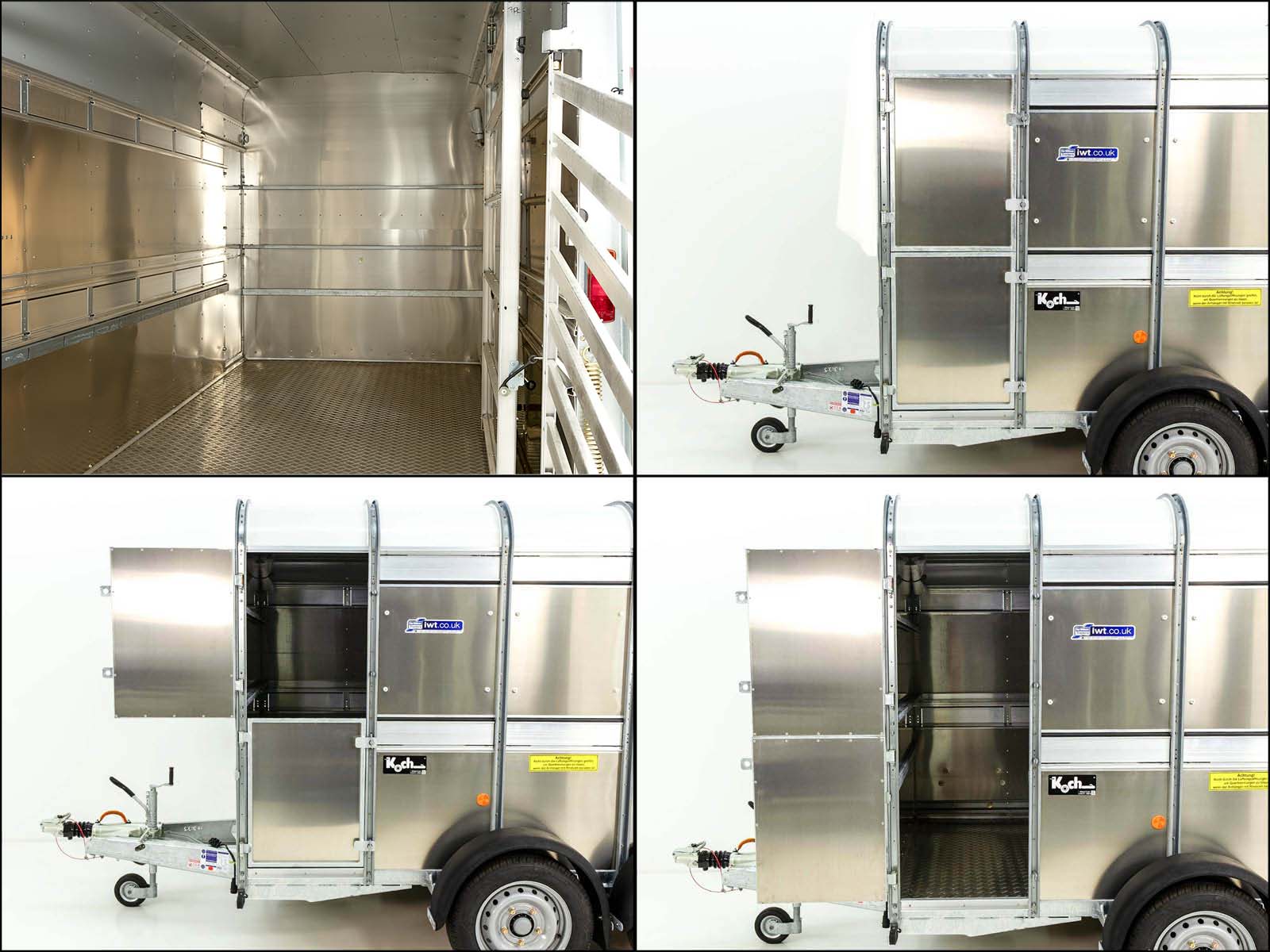Ifor Williams Viehanhänger TA510 12×7 178×372 cm Höhe: 213 cm 3,5t Kombi/Tür-Neu – Bild 6