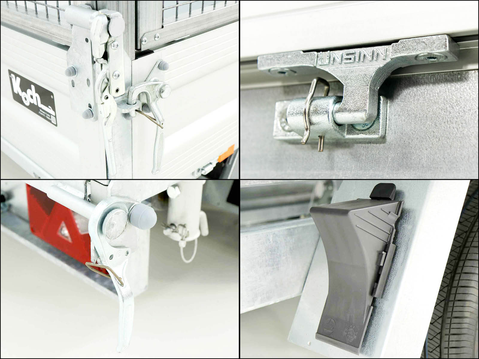 Unsinn Dreiseitenkipper UDK 175x306cm 2,6t | E-Pumpe | Notpumpe | Gitter 65cm-Neu – Bild 6