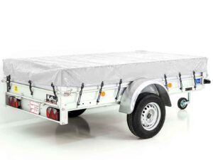 Anhänger mit Plane 125x250cm 750kg | Typ U4 | Flachplane Profi weiß-Neu