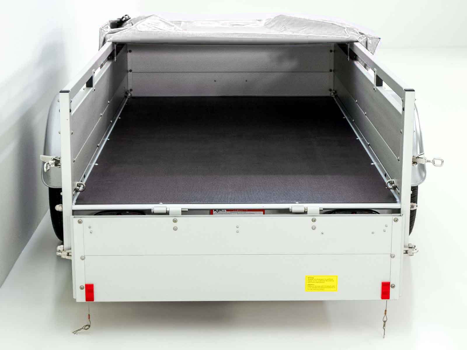 Anhänger mit Plane 125x250cm 750kg | Typ U4 | Flachplane Profi weiß-Neu – Bild 4