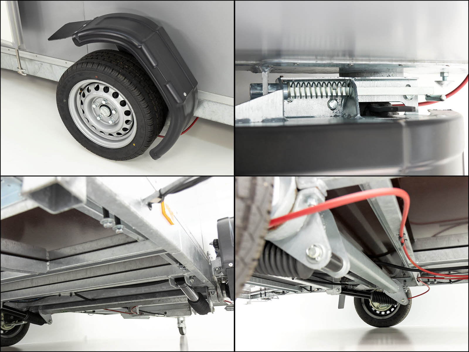 Vezeko Koffer-Absenkanhänger 157x268cm Höhe: 164cm 1,5t | Schwarz-Neu – Bild 5