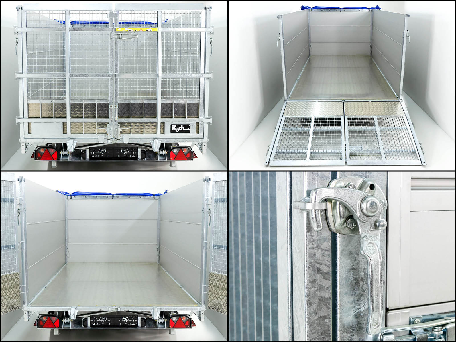 Twintrailer Multi-Heckkipper TR35-40 3,5t | 192x402x140 cm | TridaX-Neu – Bild 5