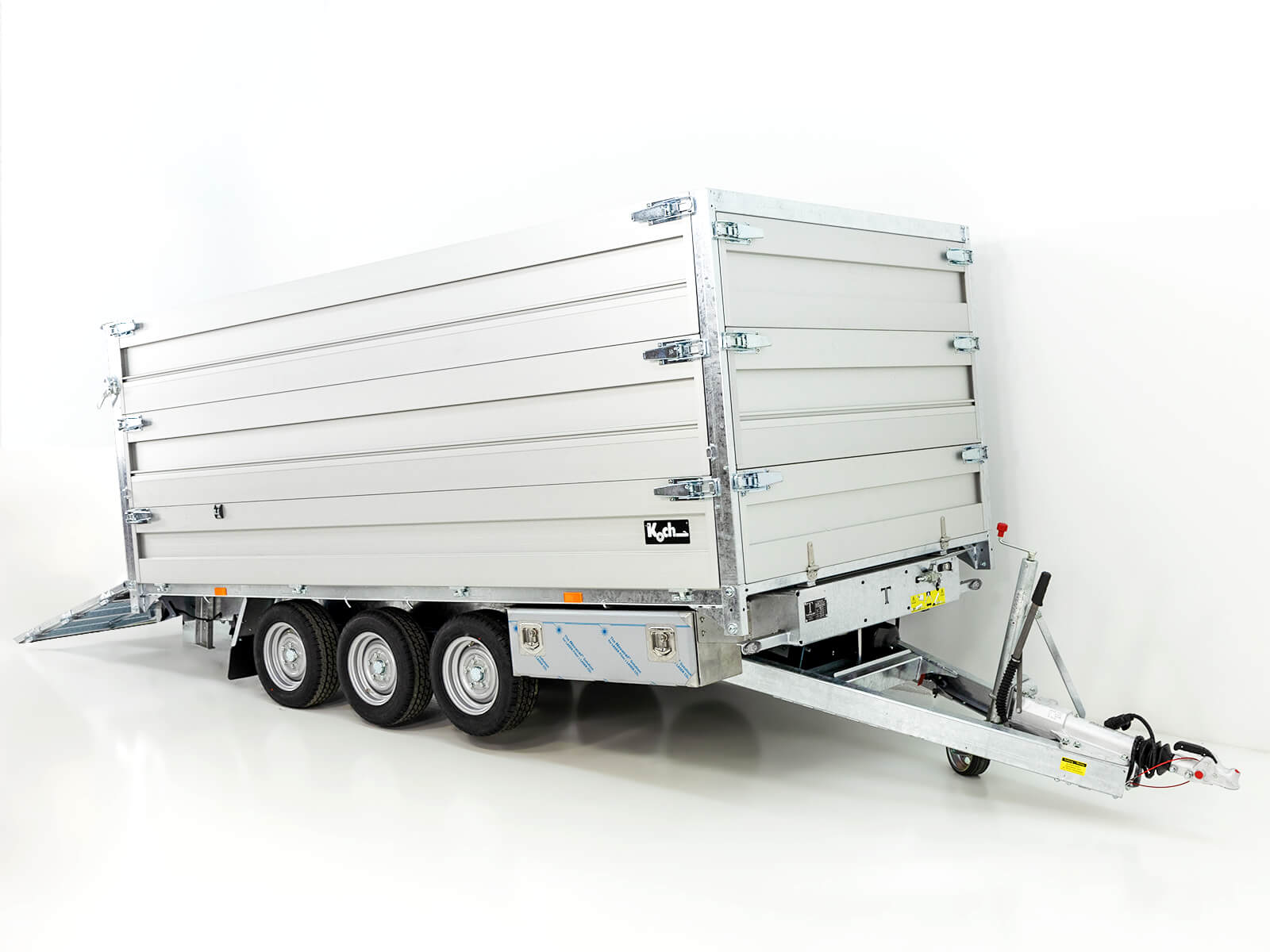 Twintrailer Multi-Heckkipper TR35-40 3,5t | 192x402x140 cm | TridaX-Neu – Bild 2