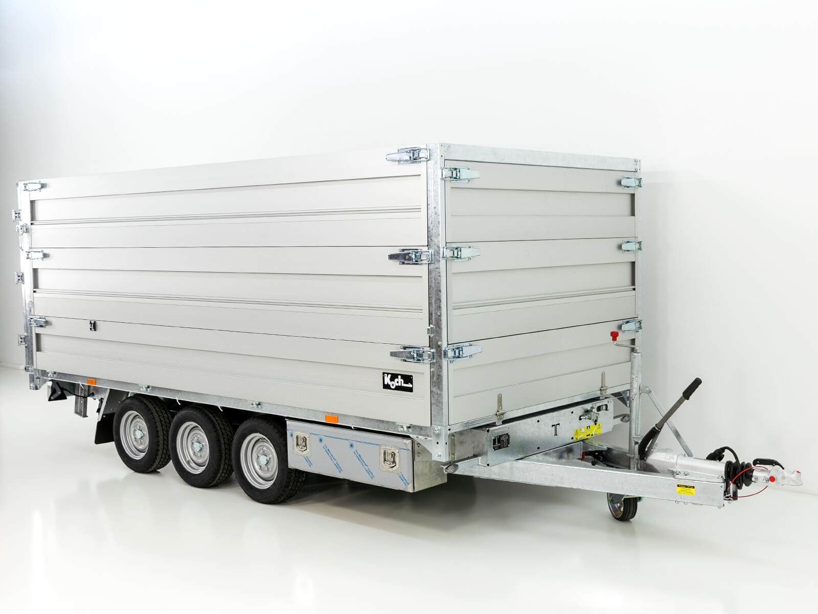 Twintrailer Multi-Heckkipper TR35-40 3,5t | 192x402x140 cm | TridaX-Neu