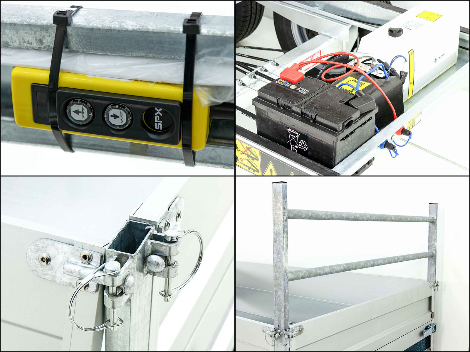 Debon Heckkipper 155x305cm 2,0t | E-Pumpe | BWA-Neu – Bild 2