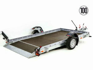 Vezeko Smartanhänger 180×347 cm 1,8 t | Lochblech Seitenwände-Neu