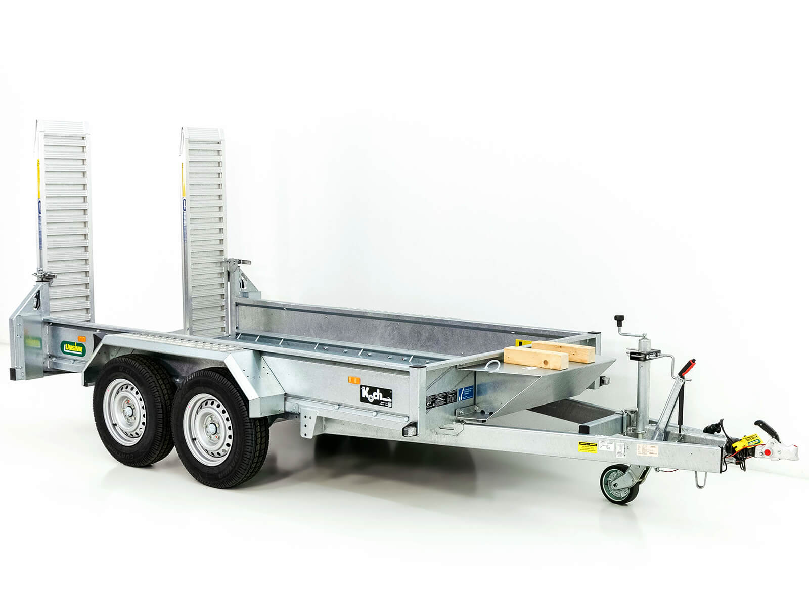 Unsinn Baumaschinenanhänger UBA 160x306cm 3,5t | Schwenk-Rampen-Neu