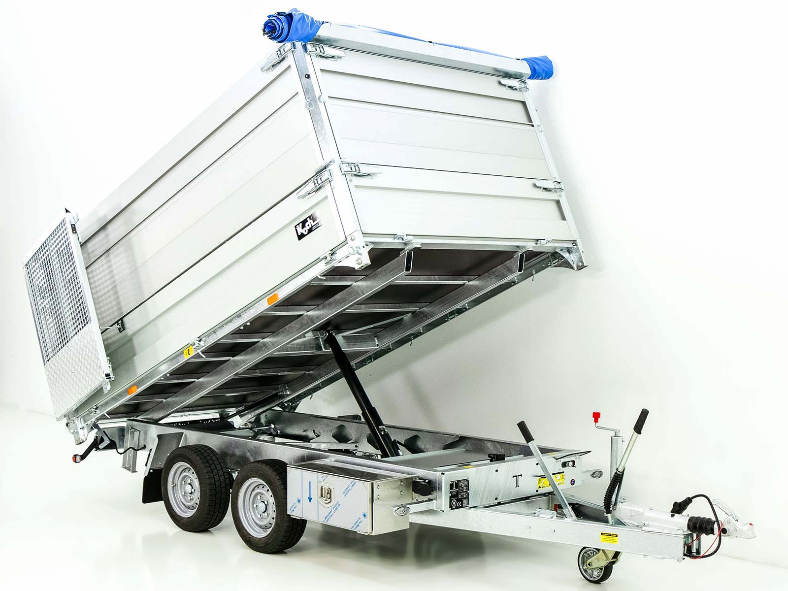 Twintrailer Multi-Heckkipper TT30-30 3,0t | 183x309x40 | BWA 80cm-Neu – Bild 6