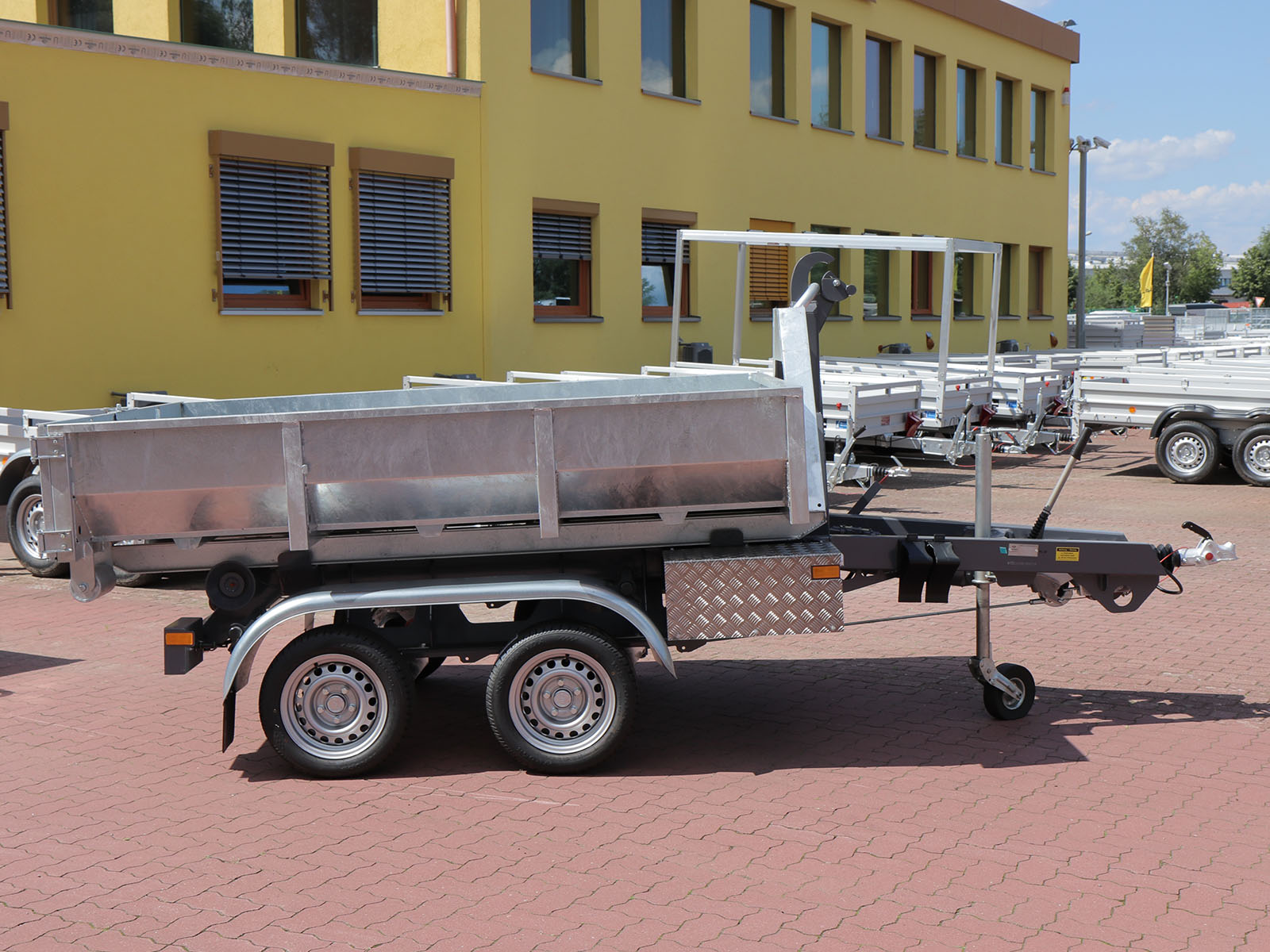 Vezeko Abroll-Alupritsche 251x177x35 cm für KONOS | Hakengerät-Neu – Bild 5