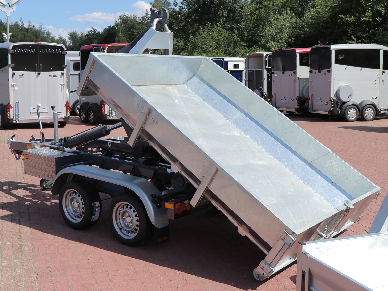 Vezeko Abroll-Alupritsche 251x177x35 cm für KONOS | Hakengerät-Neu – Bild 4