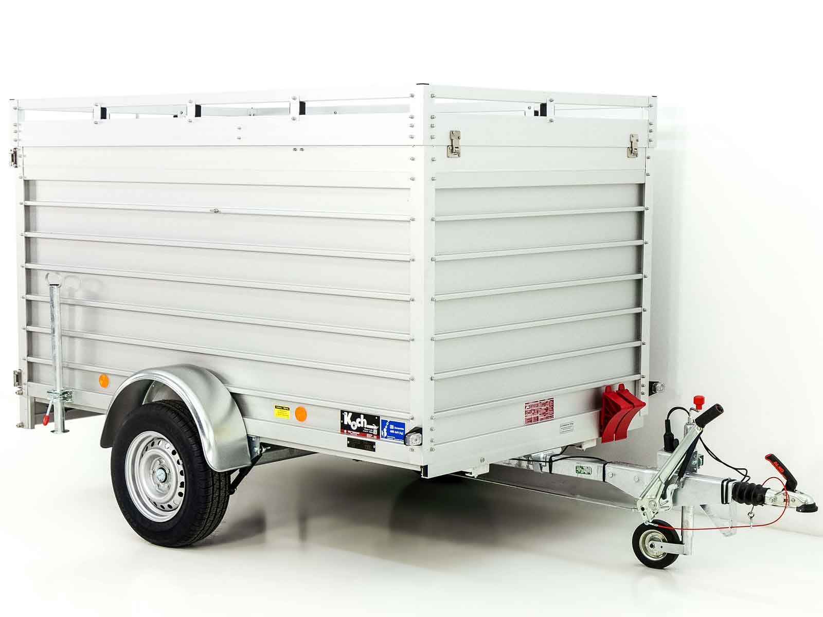 Deckelanhänger 150×250 cm Höhe: 125 cm 1300 kg | Typ 6.13 | Seitentür-Neu – Bild 2