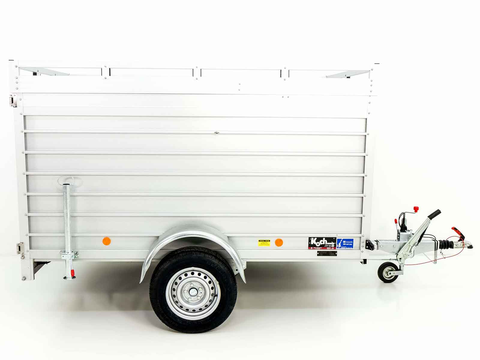 Deckelanhänger 150×250 cm Höhe: 125 cm 1300 kg | Typ 6.13 | Seitentür-Neu – Bild 4