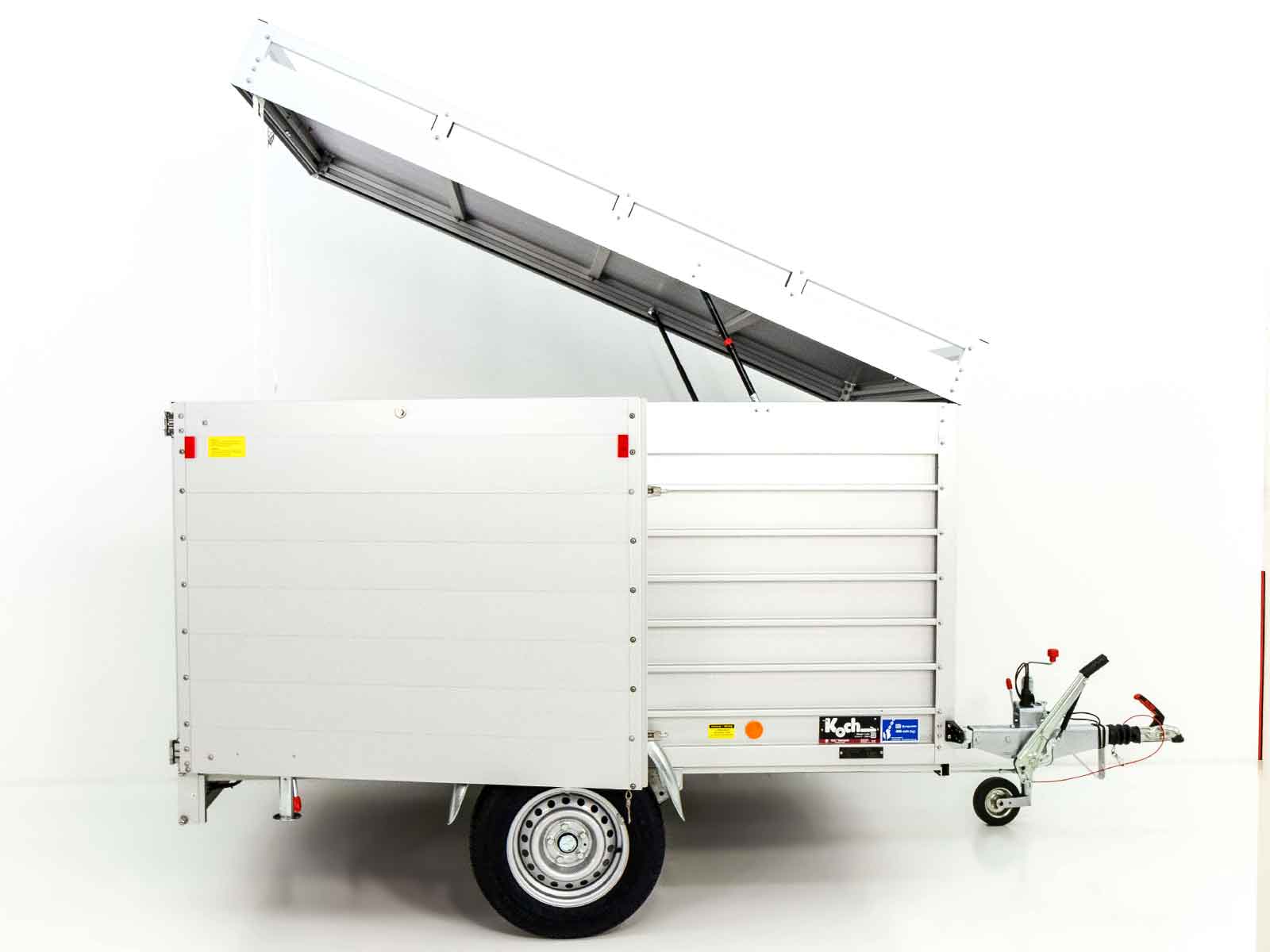 Deckelanhänger 150×250 cm Höhe: 125 cm 1300 kg | Typ 6.13 | Seitentür-Neu – Bild 5