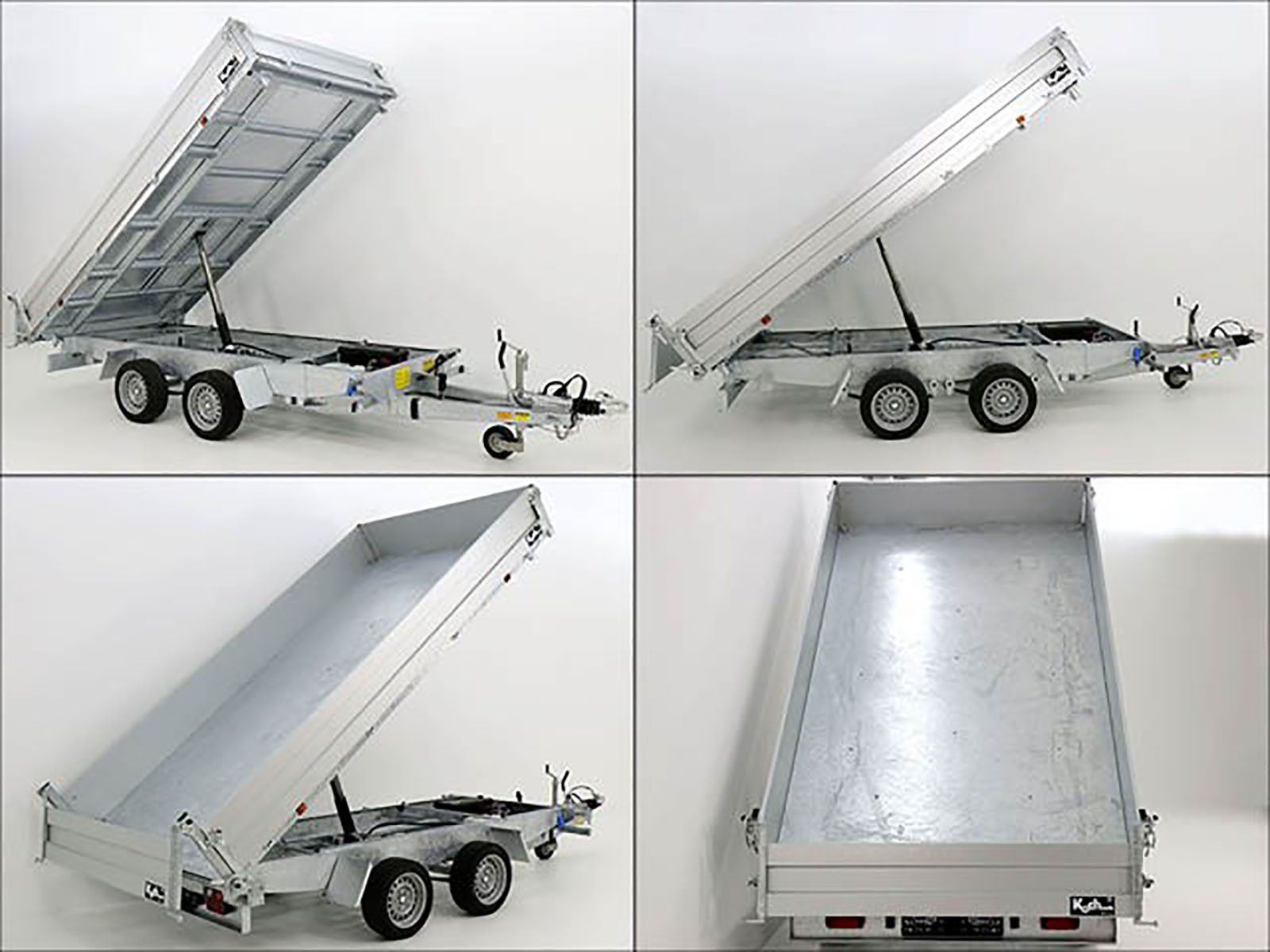 Variant Dreiseitenkipper VDK 185×360 3,5t | Blattfedern | E-Pumpe | Rampenschacht-Neu – Bild 4