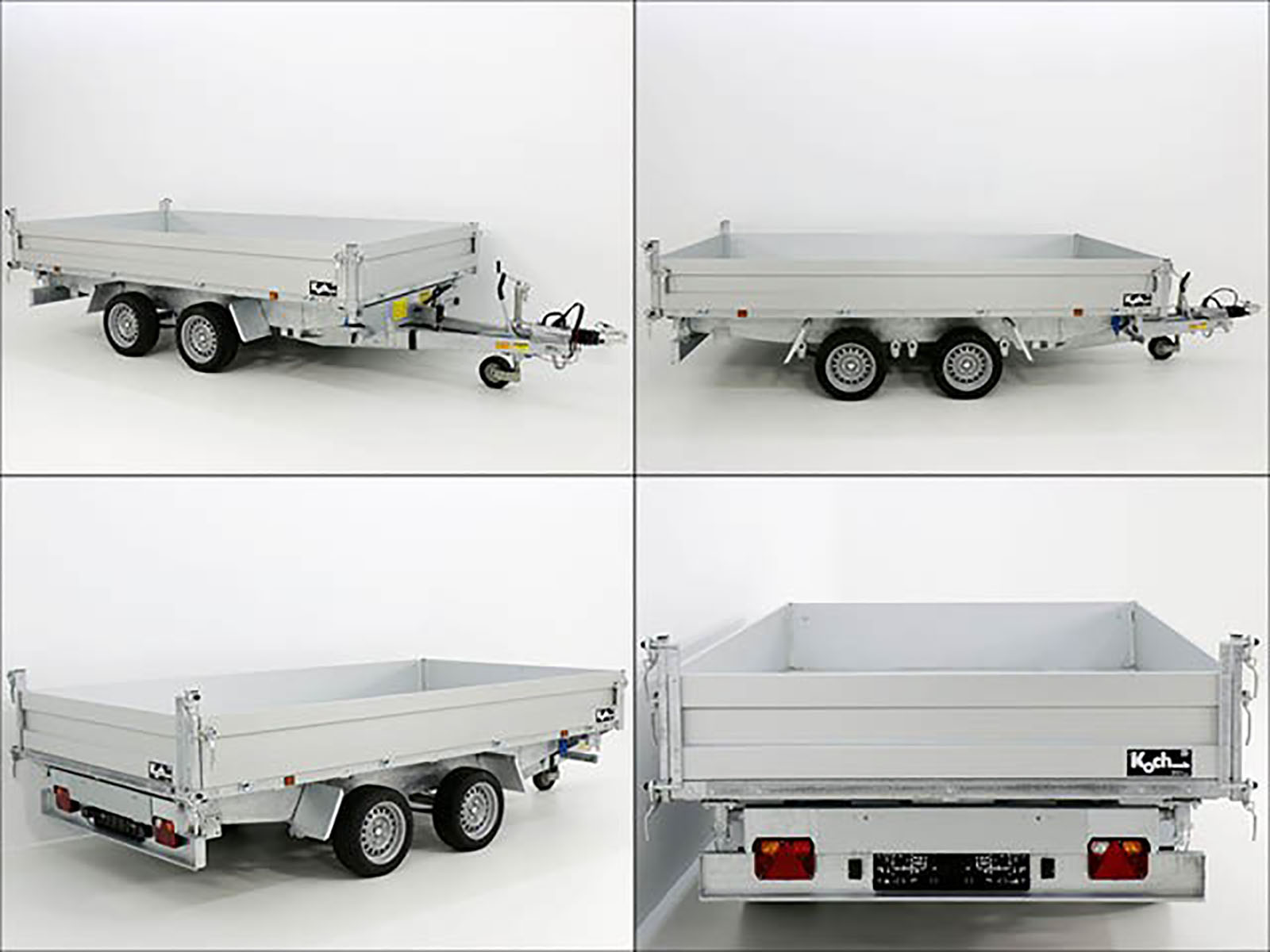 Variant Dreiseitenkipper VDK 185×360 3,5t | Blattfedern | E-Pumpe | Rampenschacht-Neu – Bild 5