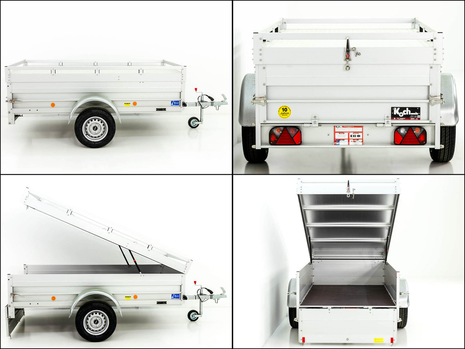 Deckelanhänger 105x205cm Höhe:65cm 750kg | Typ U2-Neu – Bild 4