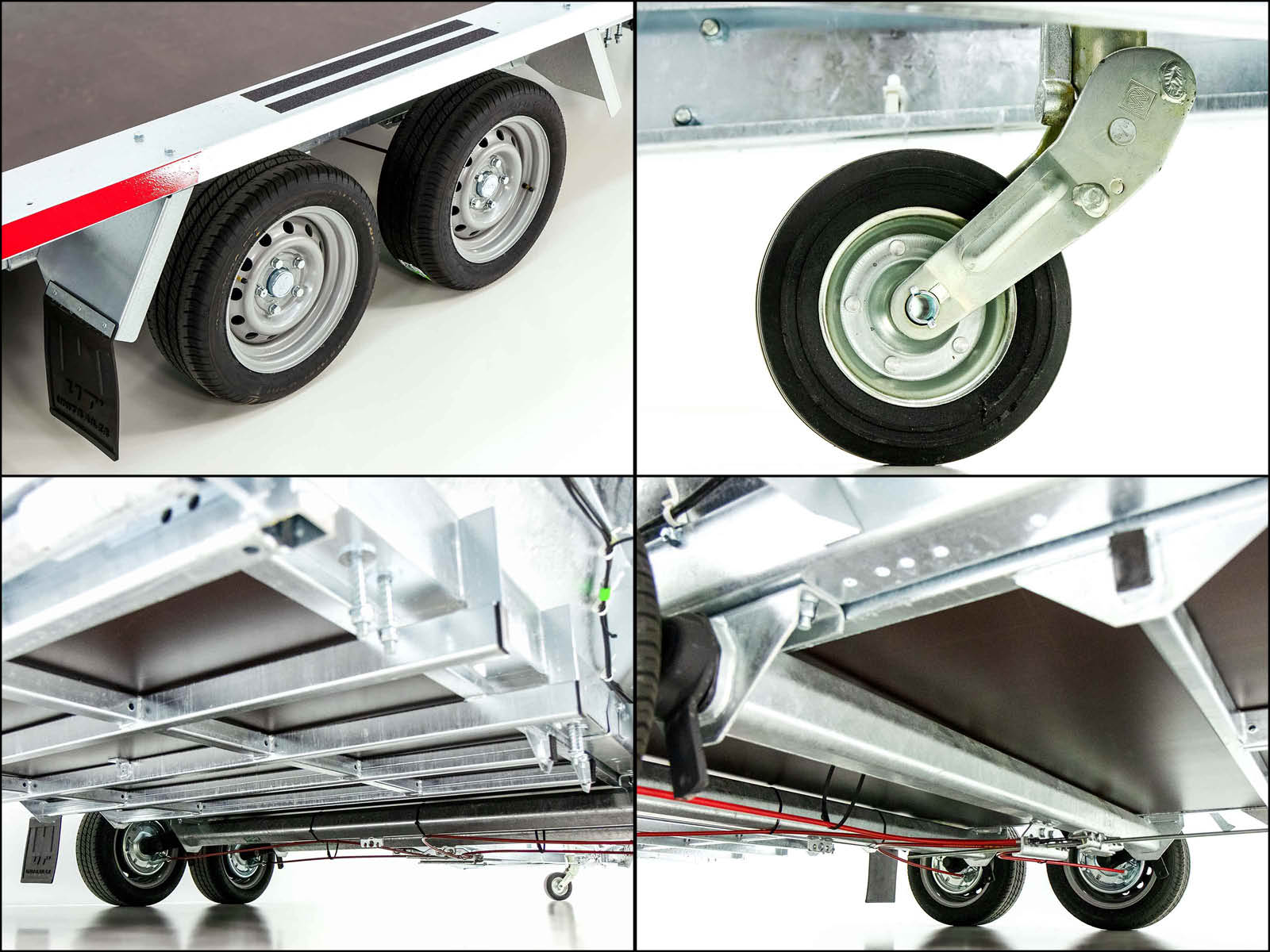 Temared Baumaschinenanhänger Builder 183x400cm 3,5t | Rampe-Neu – Bild 5