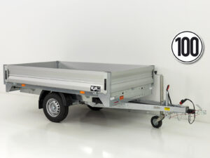 Vezeko Hochlader Anhänger DX13.26 | 162×267 cm | 1,3t-Neu