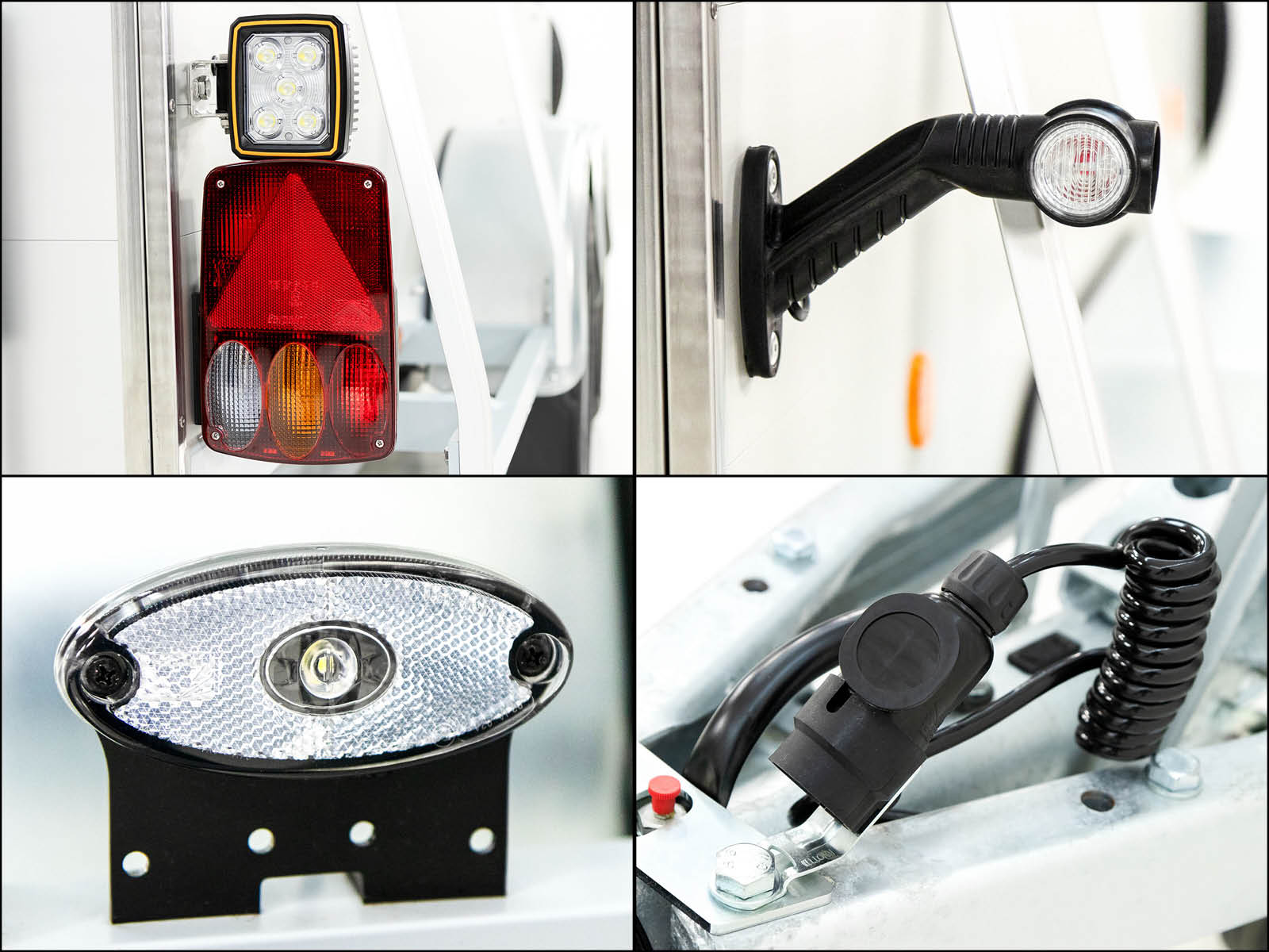 Alf Profi Viehanhänger 185×450 cm Höhe: 185 cm 3,5t Klappenkombi-Neu – Bild 3