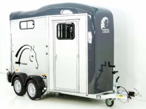 Cheval Liberte Pferdeanhänger Touring Country | Pullman-Fahrwerk | Frontausstieg | grau-Neu