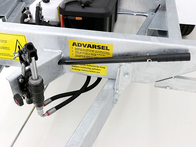 Variant Dreiseitenkipper 168×320 3t | E-Pumpe | Gitter 60 cm-Neu – Bild 3