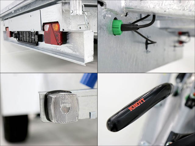 Variant Dreiseitenkipper 168×320 3t | E-Pumpe | Gitter 60 cm-Neu – Bild 6