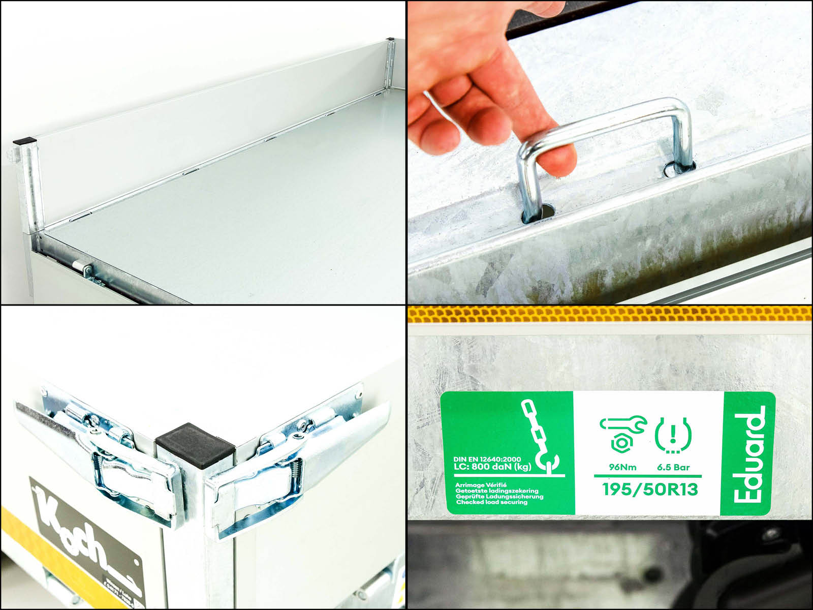 Eduard Heckkipper 150x256cm 1,35t | Hand Pumpe-Neu – Bild 3