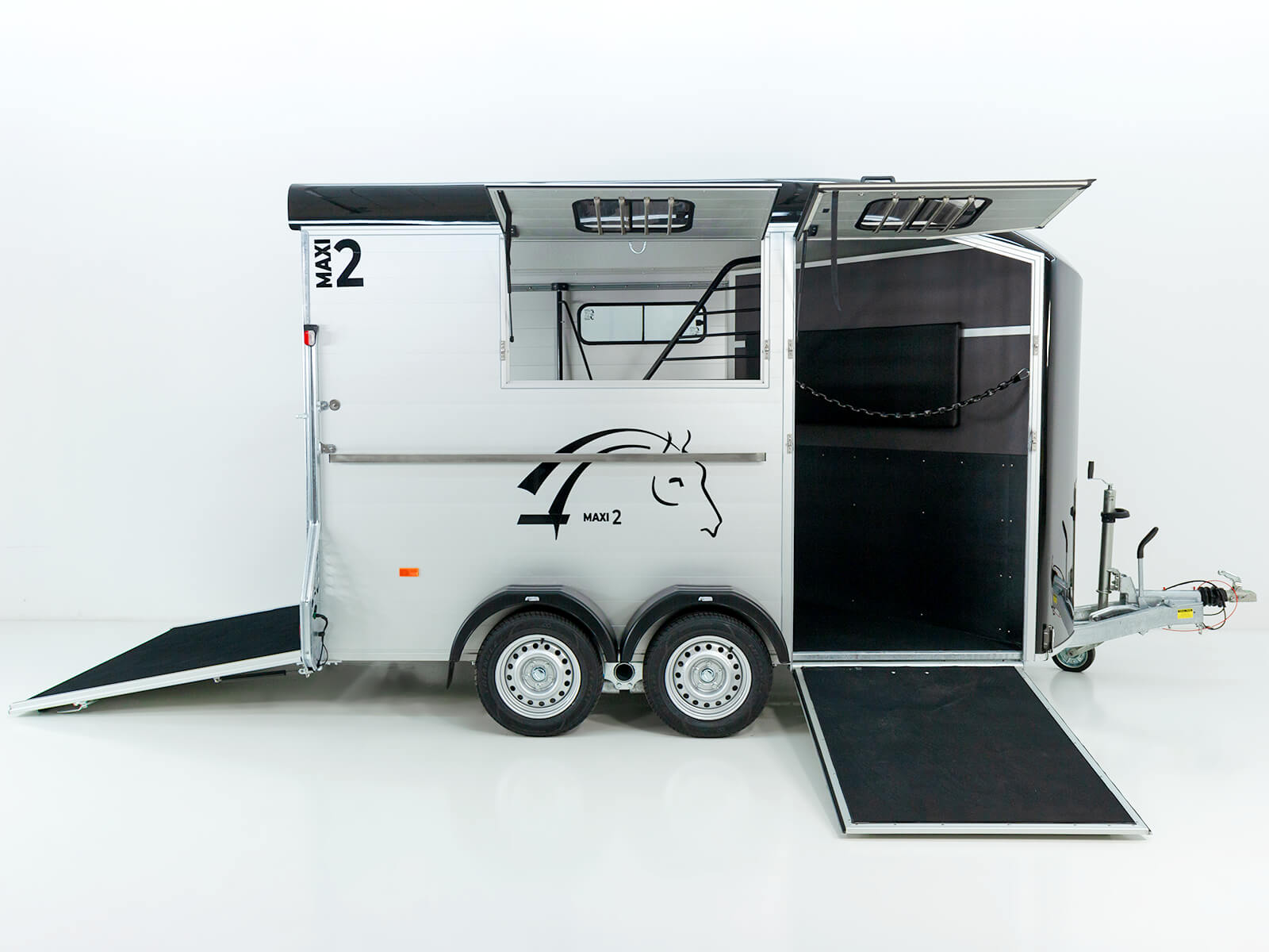 Cheval Liberte Pferdeanhänger MAXI 2 | schwarz-Neu – Bild 2
