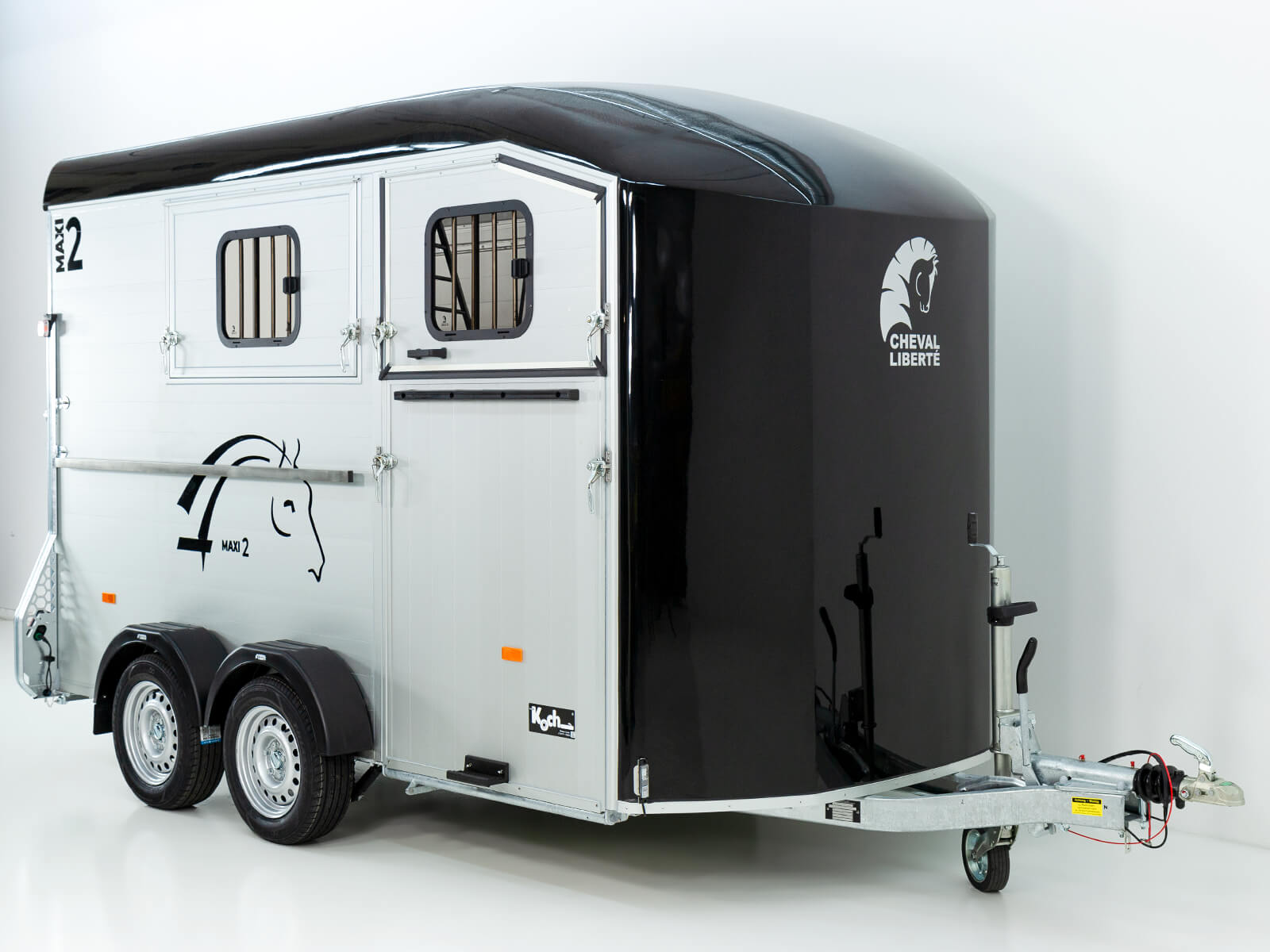 Cheval Liberte Pferdeanhänger MAXI 2 | schwarz-Neu – Bild 4