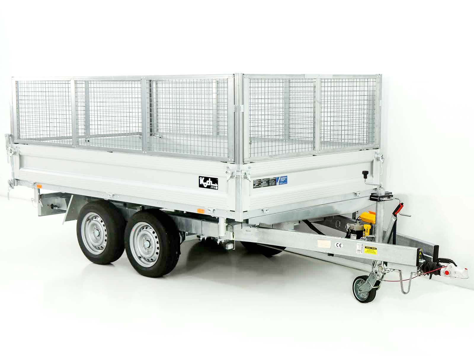 Unsinn Dreiseitenkipper UDK 175x306cm 3,5t | E-Pumpe | Gitter 65cm-Neu