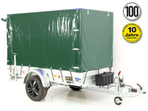 '-Anhänger „Edition 35“ 125x250cm 1300kg | Typ 4.13 | Hochplane 160cm – Grün-Neu