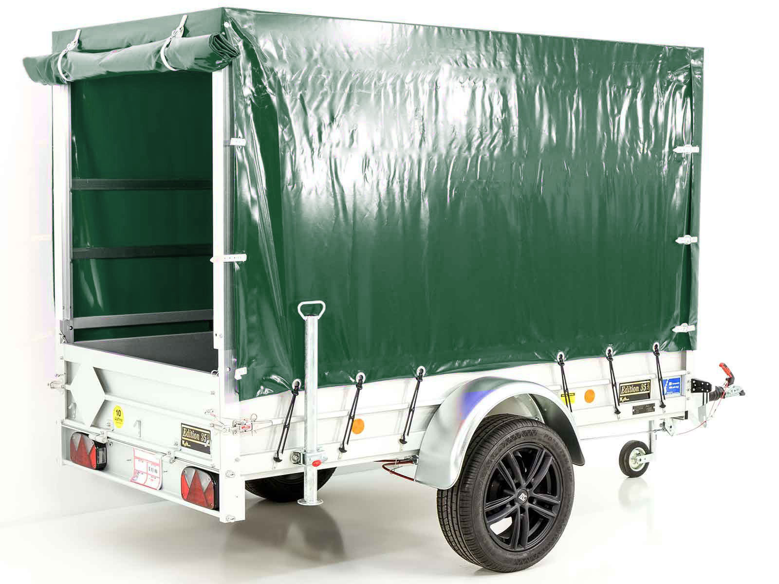 '-Anhänger „Edition 35“ 125x250cm 1300kg | Typ 4.13 | Hochplane 160cm – Grün-Neu – Bild 5