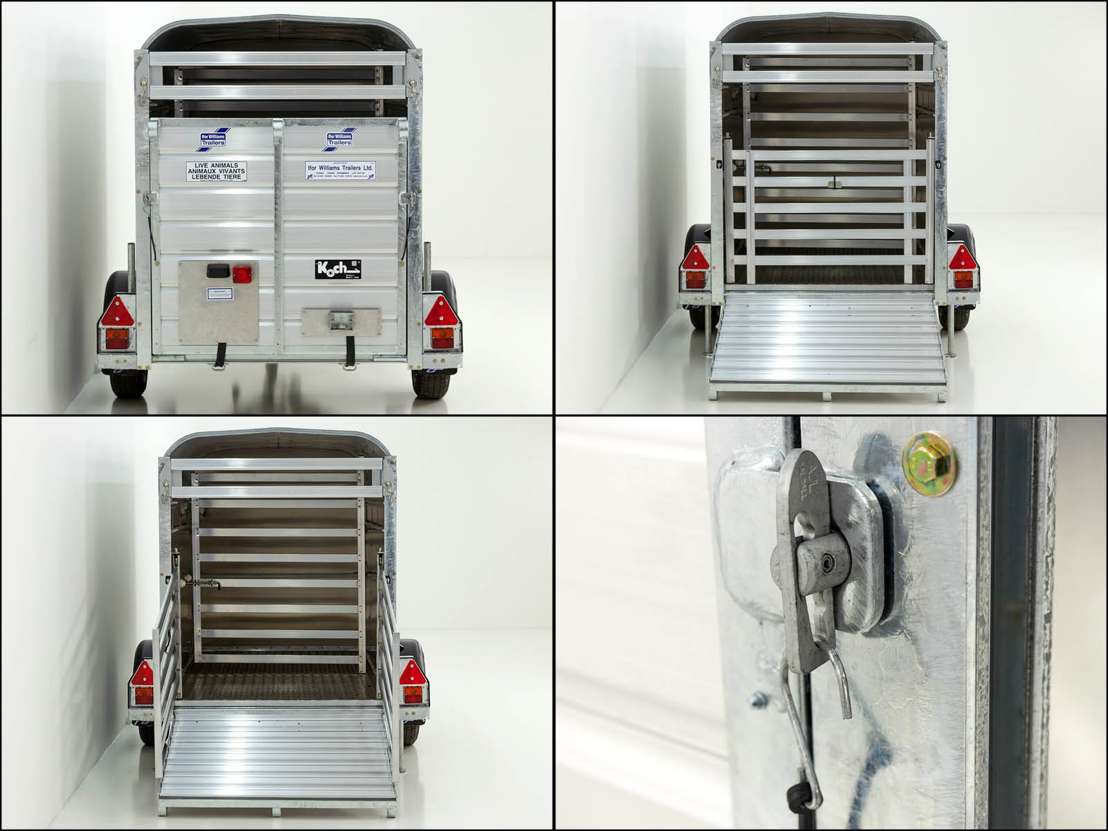 Ifor Williams Schaf- und Kälberanhänger P8G 124×250 cm Höhe: 153 cm | 1,4t-Neu – Bild 6