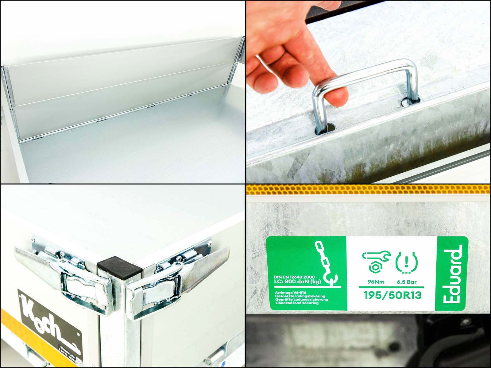 Eduard Heckkipper 150x256cm 1,8t | E+Hand Pumpe | BWA 30 cm-Neu – Bild 2