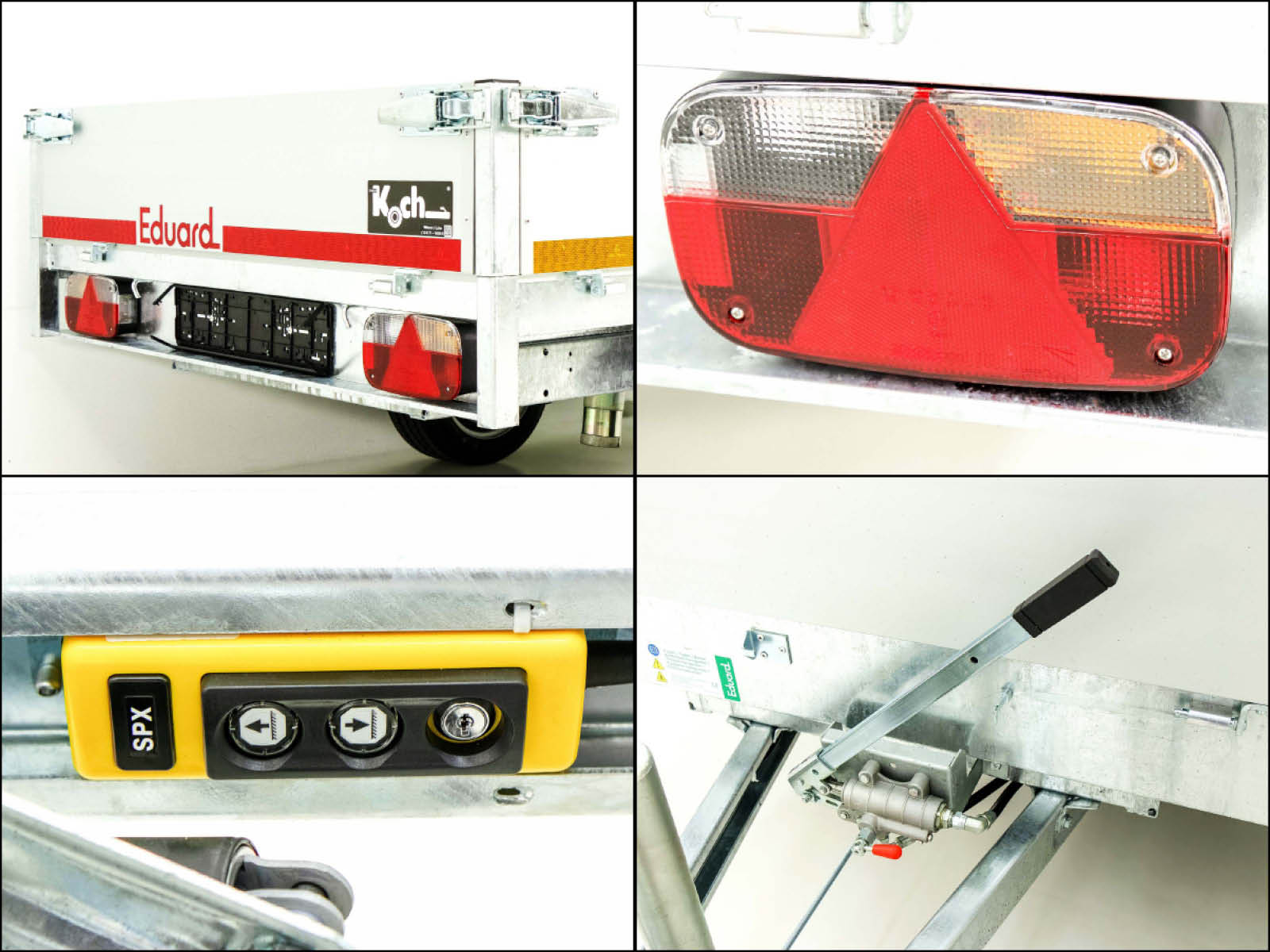 Eduard Heckkipper 150x256cm 1,8t | E+Hand Pumpe | Gitter 70cm-Neu – Bild 4