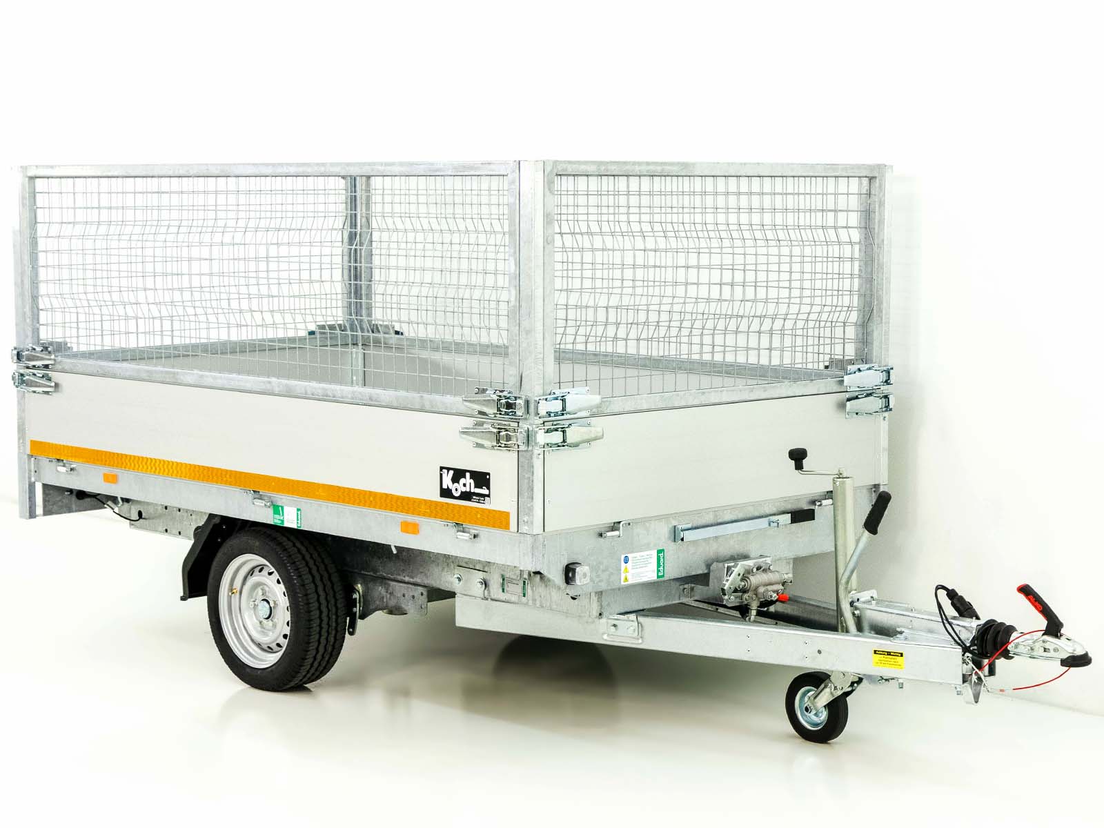 Eduard Heckkipper 150x256cm 1,8t | E+Hand Pumpe | Gitter 70cm-Neu